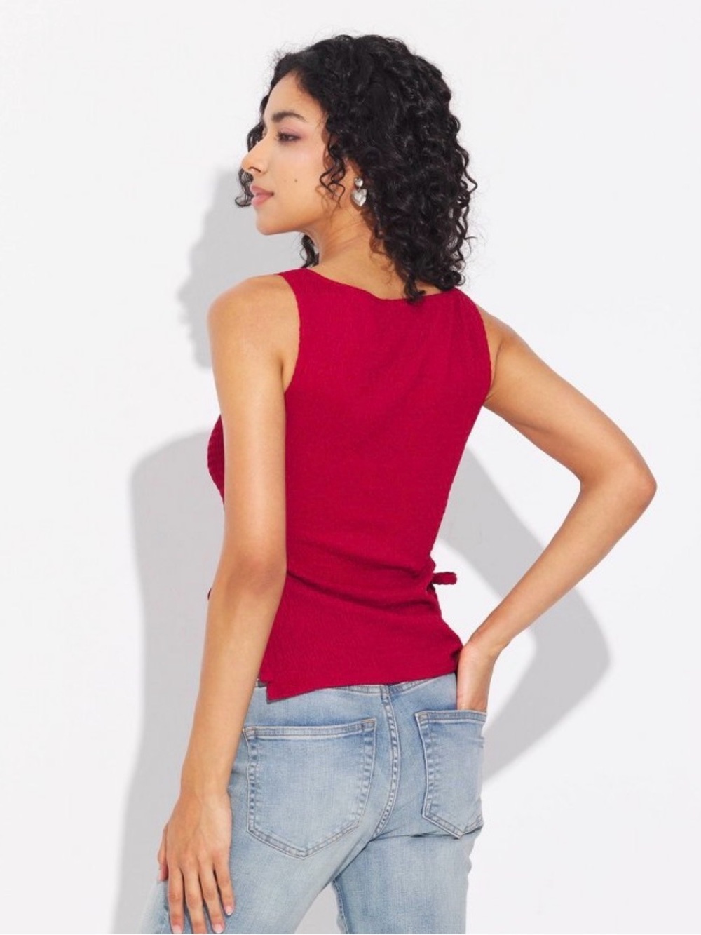 wild fable Sleeveless Tank Top in Wine Red